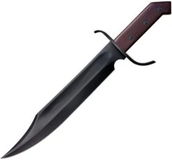 Cold Steel 1917 Frontier Bowie Fixed Blade Knife Wood Handle Plain Black Blade 88CSAB