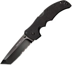 COLD STEEL 27BTH RECON 1 LOCKBACK TANTO COMBO EDGE S35VN STEEL FOLDING KNIFE.