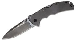 COLD STEEL 58PASB CODE 4 SPEAR S35VN ALL BLACK ALUMINIUM HANDLE FOLDING KNIFE.