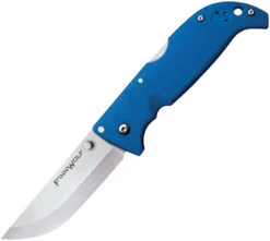COLD STEEL 20NPG 20NPGZ FINN WOLF BLUE AUS8A BLADE STEEL FOLDING KNIFE.