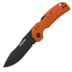Cold Steel Engage Clip Point Atlas Lock Folding Knife Blaze Orange (3" Black) CS-FL-30DPLD-BOZ