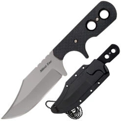 Cold Steel Mini Tac Bowie Neck Knife G-10 (3.6" Bead Blast) 49HCF