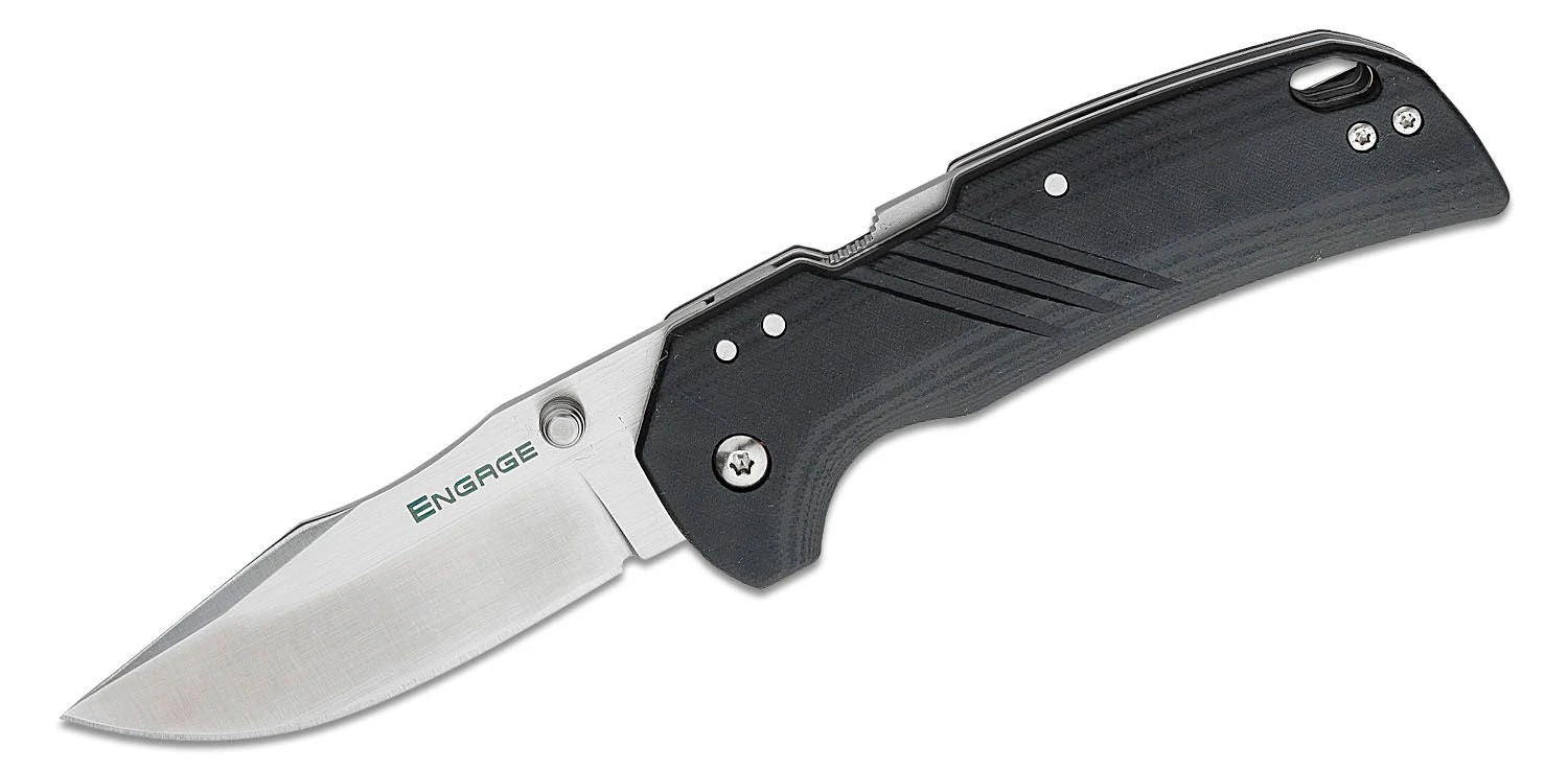 Cold Steel Engage Atlas Lock Folding Knife Black G-10 S35VN (3" Satin) CS-FL-30DPLCS-35