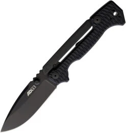 Cold Steel Demko Scorpion Lock Folding Knife Black G10 Handle S35VN Plain Black Blade CS58SQBKBK
