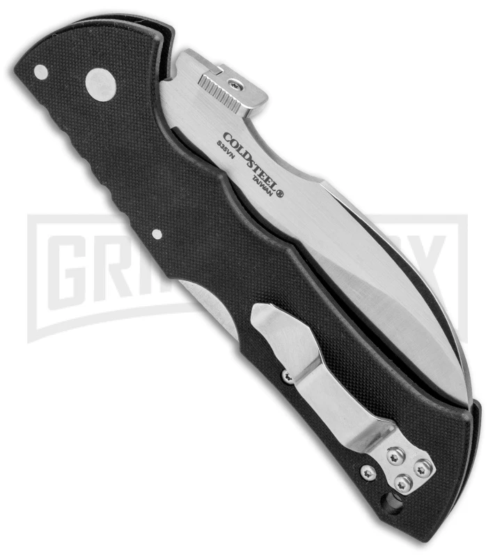 Cold Steel Black Talon II Folding Knife - Satin Plain - Image 3