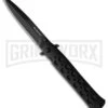 Cold Steel 4" Ti-Lite Black Zytel Liner Lock Knife - Black Plain