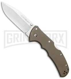 Cold Steel Code-4 Clip Point Folding Knife - Satin Plain