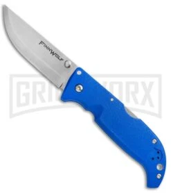 Cold Steel Blue Finn Wolf Lockback Knife - Satin Plain