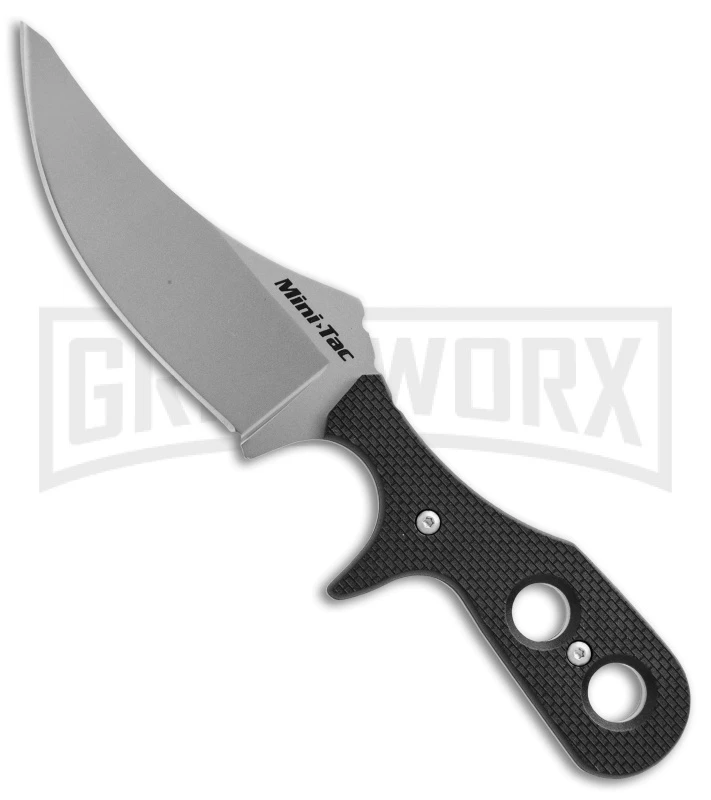 Cold Steel Mini Tac Skinner Neck Knife - Bead Blast Plain