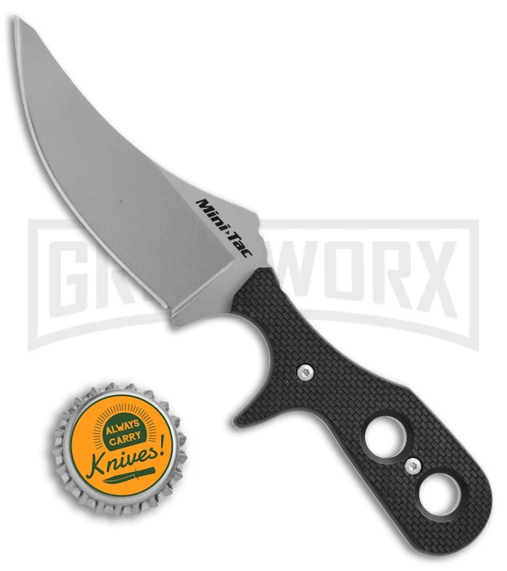 Cold Steel Mini Tac Skinner Neck Knife - Bead Blast Plain - Image 4