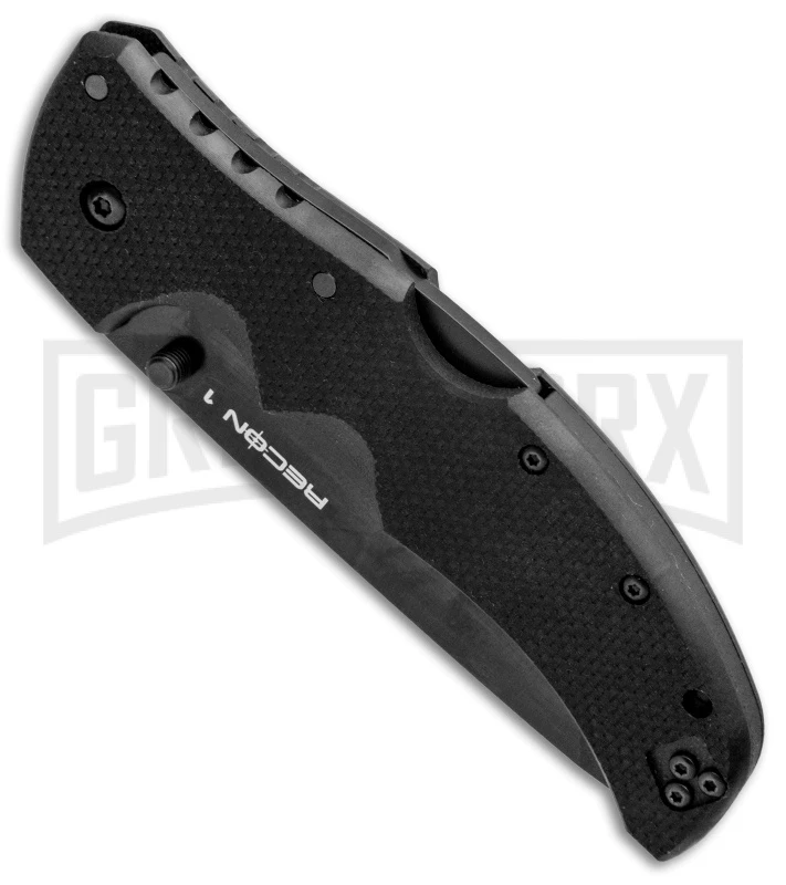 Cold Steel Recon I Tanto Point Folding Knife - Black Serr - Image 2