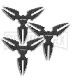 Cold Steel Throwing Stars Black Stainless Steel - 3 Pack