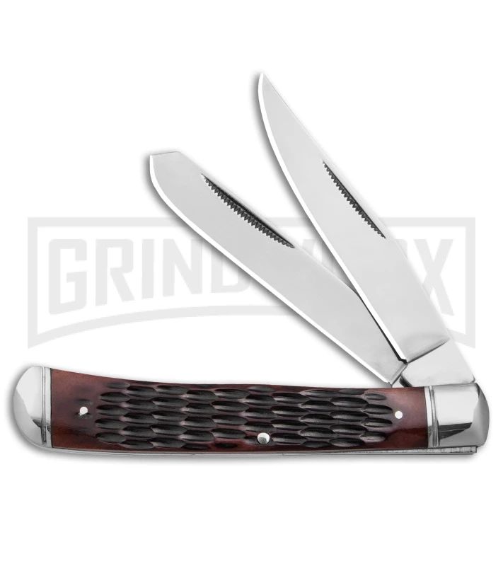 Cold Steel Trapper Jigged Bone Slip Joint Knife (3.3" Satin)