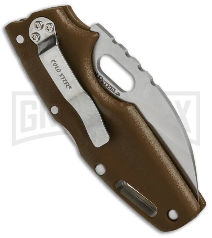 Cold Steel Tuff Lite Flat Dark Earth Folding Knife - Satin Plain - Image 3