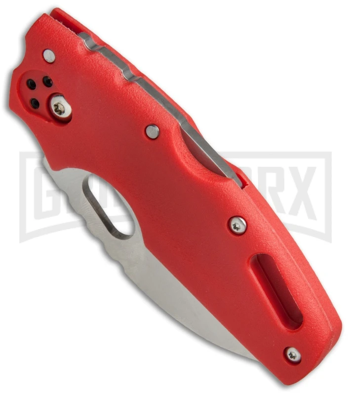 Cold Steel Tuff Lite Red Folding Knife - Satin Plain - Image 2