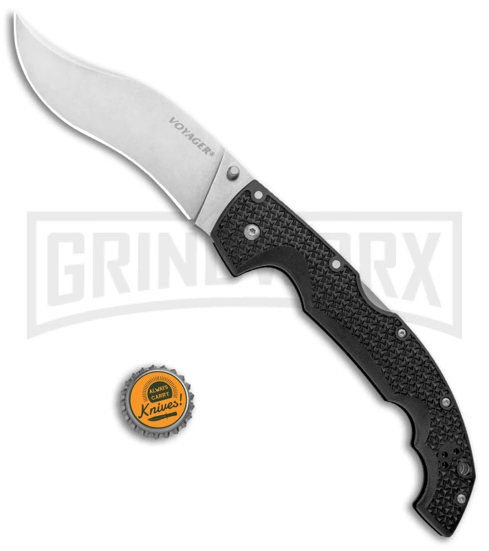Cold Steel Voyager XL Vaquero Griv-Ex Tri-Ad Lock Knife Stonewash - Image 4