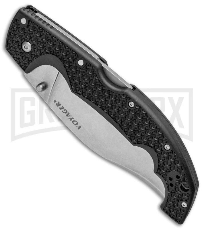 Cold Steel Voyager XL Vaquero Griv-Ex Tri-Ad Lock Knife Stonewash - Image 2