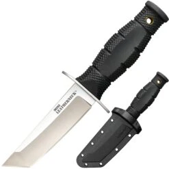 Cold Steel Mini Leatherneck Tanto Fixed Blade Knife (3.5" Satin) CS-39LSAA