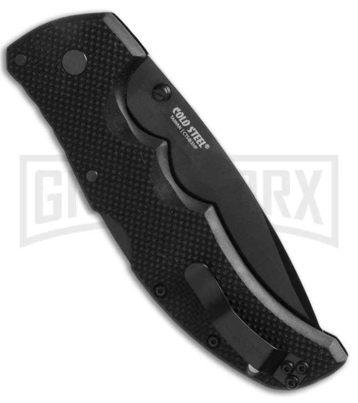 Cold Steel Recon 1 Folding Knife - Spear Point Black Plain - Image 2
