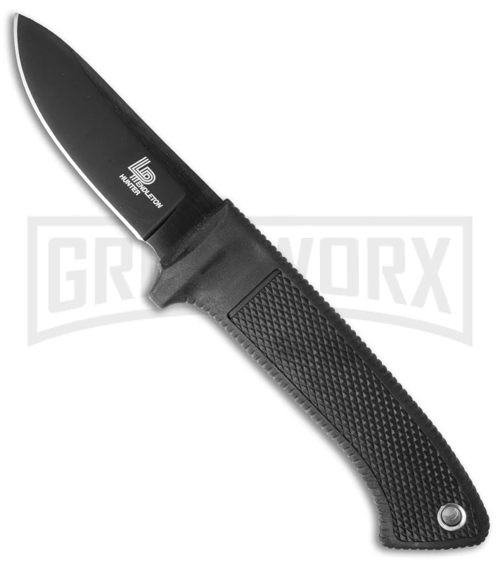 Cold Steel Pendleton Hunter Fixed Blade Knife - Black Plain