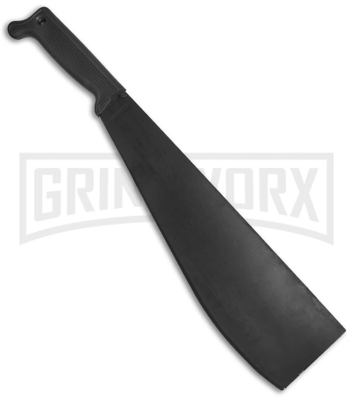 Cold Steel Heavy Machete Fixed Blade Knife - Black Plain - Image 2