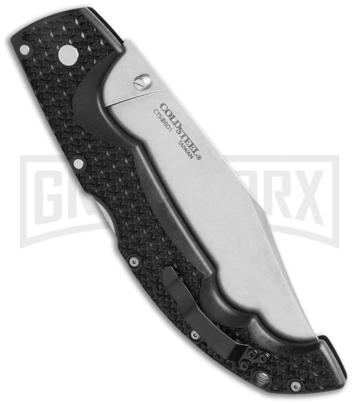 Cold Steel Voyager X Large Folding Knife - Clip Point Stonewash Full Serr - Image 2