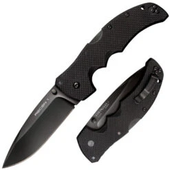 Cold Steel Recon 1 Lockback Knife Black G-10 (4" Black CPM-S35VN) 27BS
