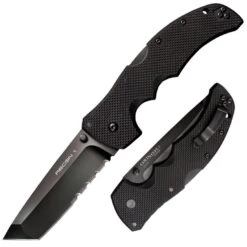 Cold Steel Recon I Tanto Point Lockback Knife (4" Black Serr) 27BTH